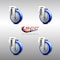 Service Caster 4 Inch 316SS Blue Polyurethane Wheel Swivel Bolt Hole Caster Set SCC-SS316BH20S414-PPUB-BLUE-4 - alternate 2